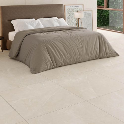 Milden Ivory Matt 100 x 100cm Rectified Porcelain Tile - 1.98sqm perbox