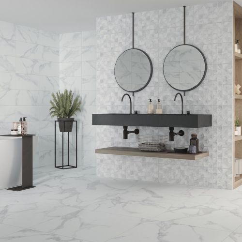 Purity Polished 120 x 120cm Rectified Porcelain Tile - 1.44sqm perbox