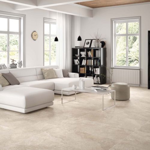 Rockstone Beige Matt 100 x 100cm Rectified Porcelain Tile - 1.98sqm perbox