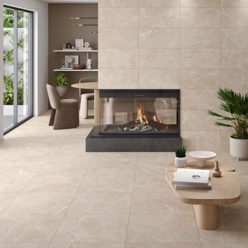 Syrah Ivory Matt 120 x 120cm Rectified Porcelain Tile - 1.44sqm perbox