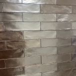 Devon Metallic Silver 7.5 x 30cm Subway Tile - 0.5sqm perbox (3227)