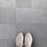 Trazos White Matt Glazed 20 x 20cm Porcelain Wall & Floor Tile - 1sqm perbox (3208)